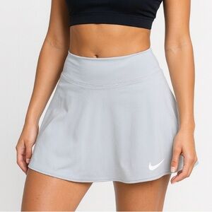 Nike golf skort skirt shorts gray mini circle skater athletic pull on SZ SM